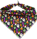 Elegant Little Tail Dog Bandana, Fall Halloween Adjustable Scarf Handkerchief Bib for Small Large Dogs, Boy Girl Square Kerchief