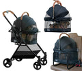 Pet Gear, A Vermont Family Owned Company Since 1936, 3-in-1 Travel System, View 360 Stroller Converts to Carrier and Booster Seat with Easy Click N Go Technology, for Small Dogs & Cats, 4 Colors