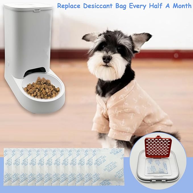 12-Pack Replacement Desiccant Bags for PETKIT Automatic Pet Feeders Cat Dog Feeders Desiccant Bag (12)