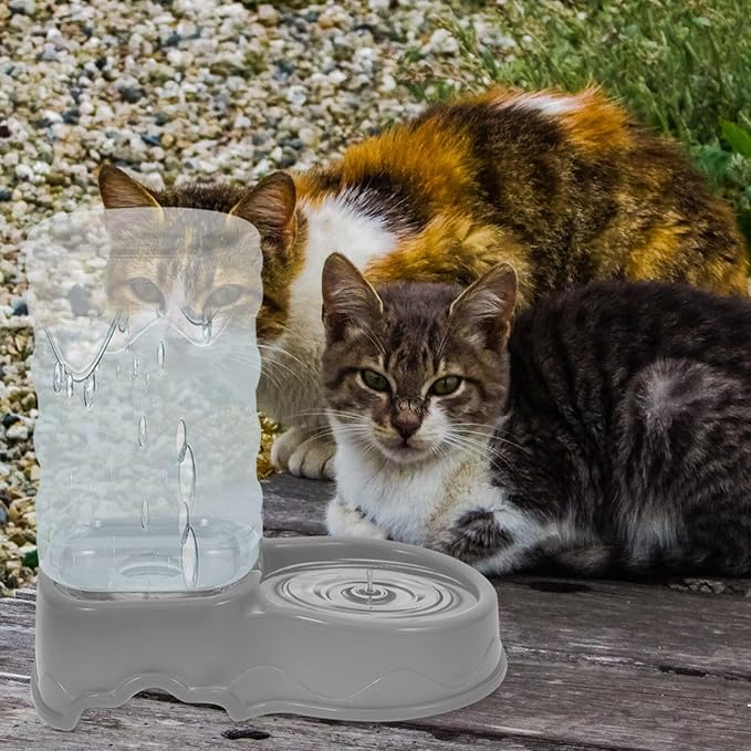 Automatic Pet Water Fountain Dispenser Non- Pet Water Bowl for Cats and Dogs and Compact Design for Indoor Use Easy to Refill and Maintain