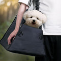 Dog Carrier for Medium Size Dogs Travel Carrier Bag for Dogs Cats Under 24 lbs Dog Car Seat Easy Installation Waterproof and Washable Dog Bag, Wear-Resistant, Moisture-Proof Black