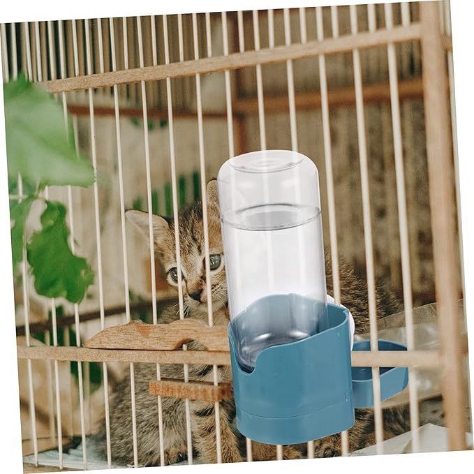 BESPORTBLE 2pcs Pet Water Dispenser for Dogs Cats Automatic Refilling Hanging Water Bottle for Cages Easy to Non- Base for Animals Like Hamsters