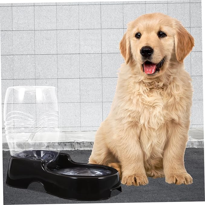 Yardwe Automatic PET Water Dispenser 900ml for Dogs and Cats Healthy Fountain Feeder Spill-Free Design for Home and Travel Random Color