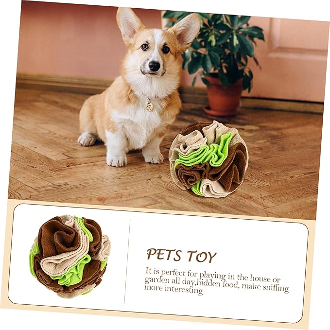 YARNOW Dog Sniffing Ball Pet Food Leakage Toy for Slow Eating and Engaging Playtime Upgraded Sniffing Ball for Puppies and Dogs for Indoor and Outdoor Fun
