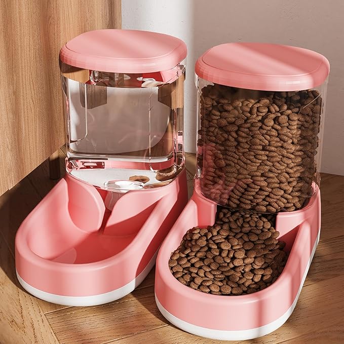 Pet Water Dispenser, Automatic Feeder, high Transparency, Large Capacity Feeder, Dog Basin, pet Bowl