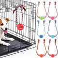 Interactive Dog Toys, Crate Training Aids for Puppies, Reduce Stress Anxiety Peanut Butter Dog Food Treat Dispenser Toys(Red)