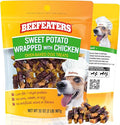 Beefeaters Sweet Potato Wrap with Chicken – Dog Treat. No Corn, Wheat, Soy or Gluten, Low Fat, Whole Muscle Jerky, Ideal for Training & Snacks