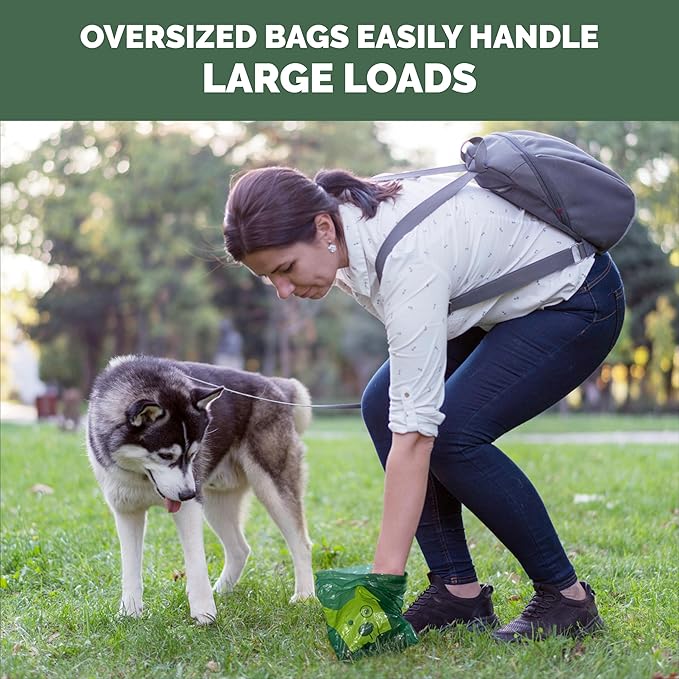 Tuff Mutt Dog Poop Bags - Dispenser-Friendly, Leak-Proof Waste Bags for Dogs, Pack contains 9 rolls with 15 bags each
