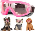 Small Dog Sunglasses with Adjustable Strap UV Protection, Winproof Puppy Sunglasses, Suitable for Dogs Eyes Protection，Soft Dog Goggles