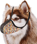 Dog Muzzle for Extra Large Size Dogs to Prevent Biting Chewing Barking Soft Air Mesh Muzzles Reflective Ajustable Full Coverage Dog Mouth Guard Cover for Grooming Scavenging Orange XXL