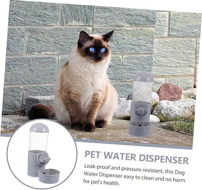 SUPVOX Wear-Resistant Automatic Dog Water Feeder Convenient Hanging Cat Water Dispenser No Leakage Capacity for Pet Cages Easy Installation for Healthy Hydration