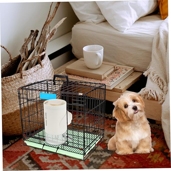 Hanging Pet Water Dispenser Automatic Feeder for Dogs Cats Nozzle Fresh Water for Cages Wall Mounting