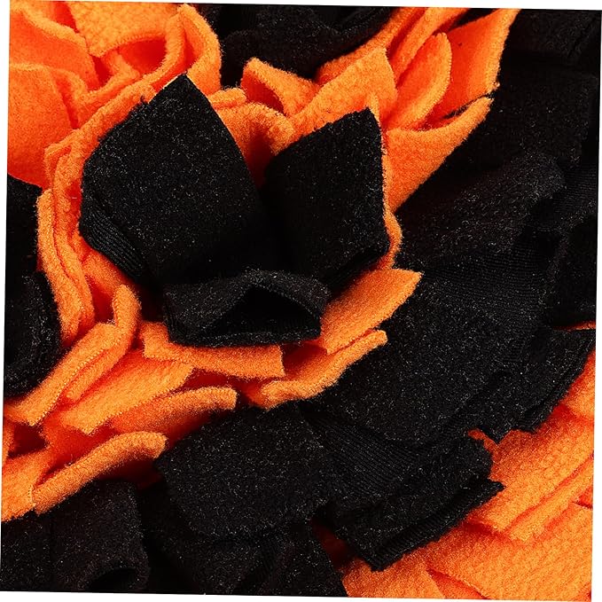 BESPORTBLE Orange Pumpkin Snuffle Mat for Dogs Large Dog Training Mat Pet Mental Stimulation Toy