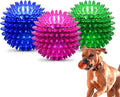 PetSport Gorilla Spiky Ball - Spiky Ball Toys for Dogs and Puppies, Interactive Toy for Boredom, Certified Non-Toxic, Indoor and Outdoor Play - 4" (Pack of 3)