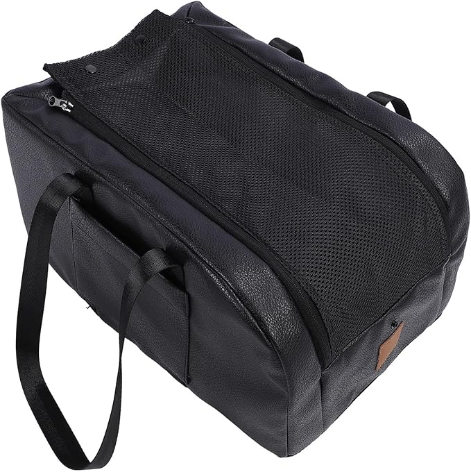 Dog Car Seat for Small Dogs, Breathable Mesh and Safety Leash Portable Pet Car Seat, Center Console Dog Carrier with Soft Fabric for Trips, Vacations and Daily Commutes