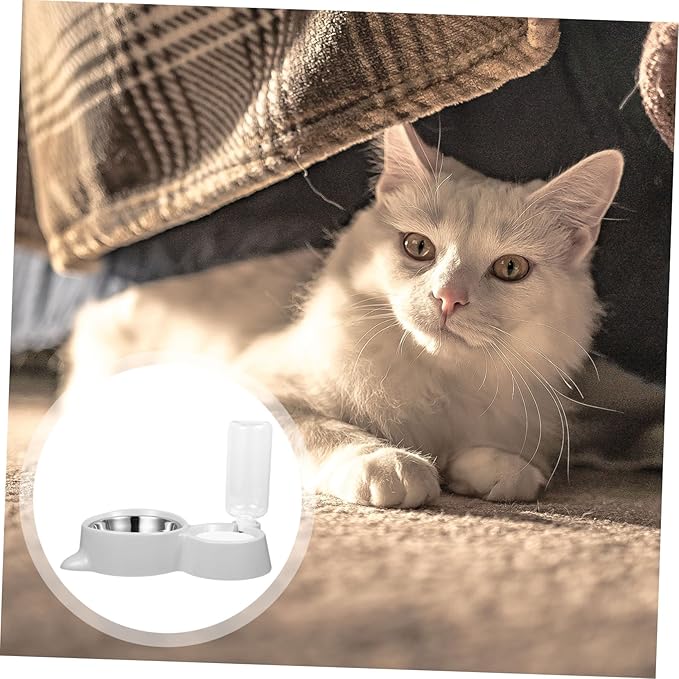Automatic Pet Water Feeder Double Dog Bowls Leakproof Design Easy Pets Versatile Water Dispenser