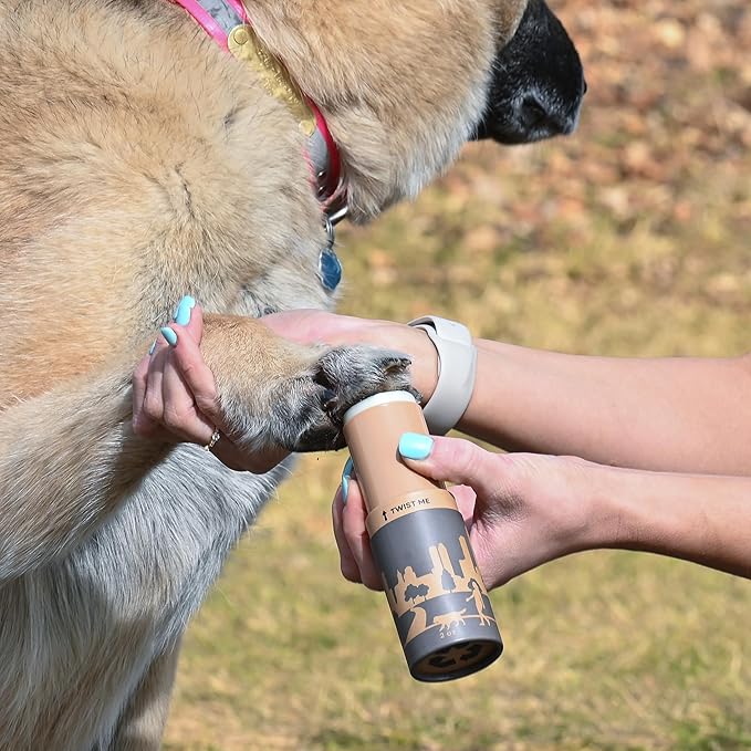 Dog Paw Street Wax 2oz - Use Before Taking Dogs on Hot Streets or Pavement - Balm Protects Against Hot Surfaces, Rocks & Road Debris - Moisturizes and Improves Elasticity - Lick-Safe - USA