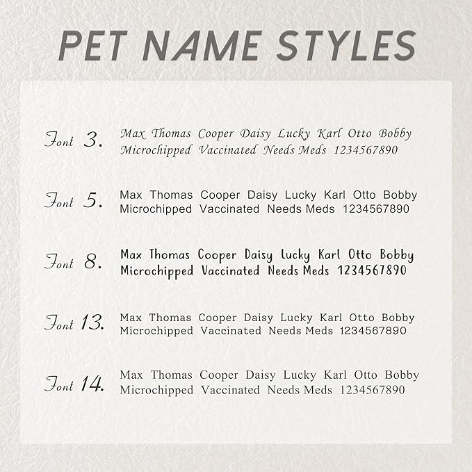 Anavia Small Size Dog Cat ID Tags, Small/XS Personalized Color Plated Stainless Steel Puppy Kitten Name Tags, Customized Engraved Nameplate Pet Collar Tag (Gold, XS-Rectangle)