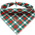 Elegant little tail Christmas Dog Bandana, Holiday Girl Boy Dog Bandanas for Small Medium Large Soft Dogs Washable Square Dog Scarf Adjustable Dog Kerchief