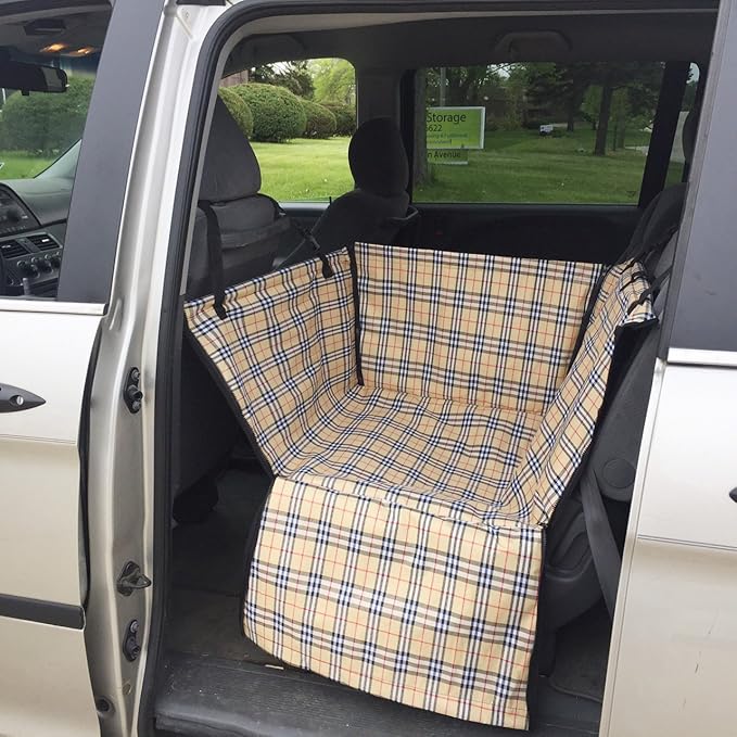 FixtureDisplays® Dog Cat Car Seat Basket Bed Carrier Pet Travel Booster Safety Back Seat12234 12234-NPF