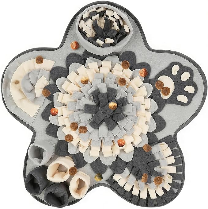 Snuffle Mat for Dogs, Interactive Foraging Design, 60x60x3cm, Puppy Foraging Toy, Interactive Dog Food Pad, Slow Feeding Benefits, for Repeated Indoor Play in Apartments, Homes, Offices, Living Rooms