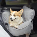 Daneey Dog Car Seat for Medium Dogs, Dog Booster Seat for Car, Fully Detachable Washable Dog Car Bed for Car Travel, Non-slip Safety Pet Car Seat with Seat Belt