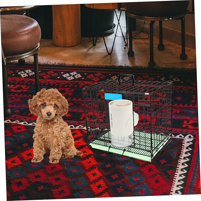 Milisten Automatic Pet Dog Water Feeder Hanging Water Dispenser for Dogs and Puppies Capacity Leak Design Height for Cages and Crates