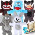 Bzonsmart 5 Pack Squeaky Dog Toys.Tough Plush Chew Toys for Dogs.Interactive Dog Toys to Keep Puppies Medium Large Breed Dogs Busy .Durable Anti-Boredom Dog Toys for Teething & Playtime.