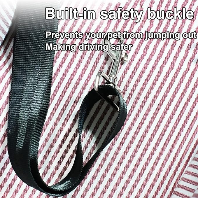 Pets Travel Carrier Bed,Puppy Car Bed with Safety Leash,Detachable Washable Dog Booster Car Seat Under 22 lbs,Easy Installation,B