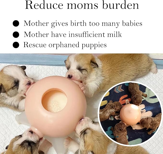 Puppy Milk Feeder Nipple Puppy Bottle Puppy's Feeder