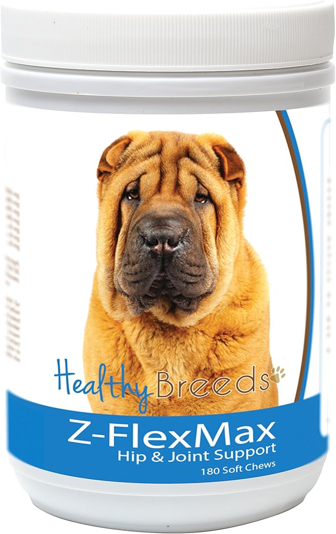Healthy Breeds Chinese Shar Pei Z-Flex Max Dog Hip and Joint Support 180 Count