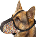Dog Muzzle for Extra Large Breed Dogs to Prevent Biting Chewing Barking Soft Air Mesh Muzzles Reflective Ajustable Full Coverage Dog Mouth Guard Cover for Grooming Scavenging Orange XL