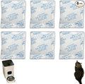 xcivi 6 Pack Pet Food Desiccant Bags for Voluas Automatic Cat Dog Pet Food Feeders Model VL001, VL002, VL003, VL004; Moisture-Proof Bag Desiccant Keep Pets Foods Dry and Fresh