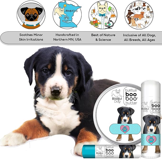 The Blissful Dog Greater Swiss Mountain Dog Boo Boo Butter, 2-Ounce