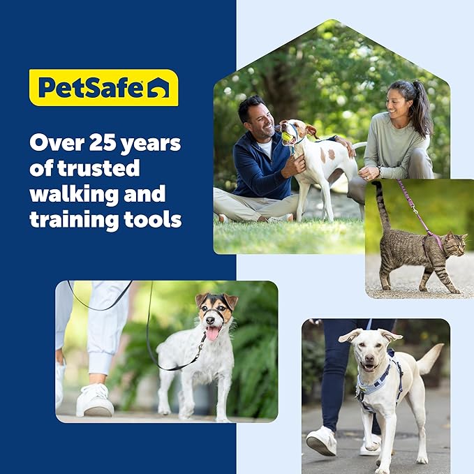 PetSafe Easy Walk Comfort No-Pull Dog Harness - Better Walk Training Harness - Full Body Padded Design - Durable Fabric - 5 Point Adjustable Fit - Everyday Leash Training - Pink - Large