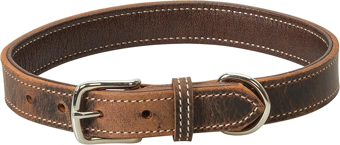 Terrain D.O.G. Weaver Pet Dog Collar, Distressed Brown