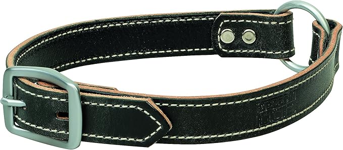 Terrain D.O.G. Bridle Leather Ring-In-Center Dog Collar