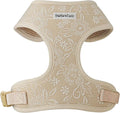 No Pull Dog Vest Harness for Small&Medium Dogs, Side Clip Adjustable Pet Vest, Soft Breathable, Fashion Dog Harnesses for Walking, Running, Shopping (Nude, S)