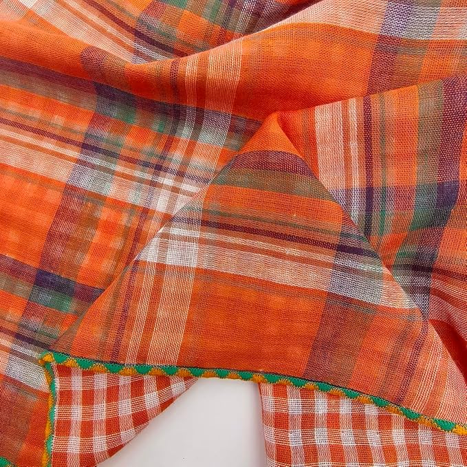 Double Layers Two Tones Dog Cotton Square Bandana Bibs Scarf Kerchief for Small Medium Dogs Boy or Girl - DCB21 O&G