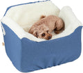 Snoozer Dog Car Seat: Lookout I Dog Booster Car Seat for Pets up to 25lbs, Helps Alleviate Travel Sickness & Fear for Dogs, Removable Washable Cover – Denim Diamond, Size Medium