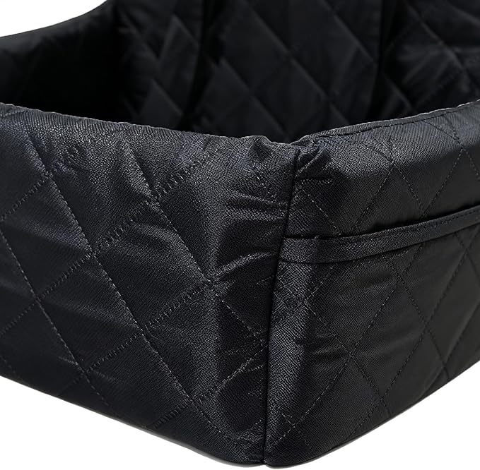 Small Dog Car Seat, Removable Cover Cat Carrier Seat | Booster Hammock Safety Belt for Doggy Kitten Small Large Breed Travel Road Trips Camping Truck Sedan SUV Vet Visits Daily