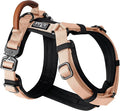 MADE TO ROAM Premium Explorer Harness - Y-Shaped Dog Harness with Adjustable Durable Nylon, Soft Padding, Metal Buckles and Leather Handle for Small, Medium, Large Dogs (Carolina Blooms, Size 1)