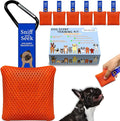 Dog Scent Training kit, Brain Games, Hide and Seek Toys - Fun Nose Work Games, Sniff and Seek Sniffing Toys, Dog Nosework Kit, Scent Work Kit for All Ages Dog (Orange)