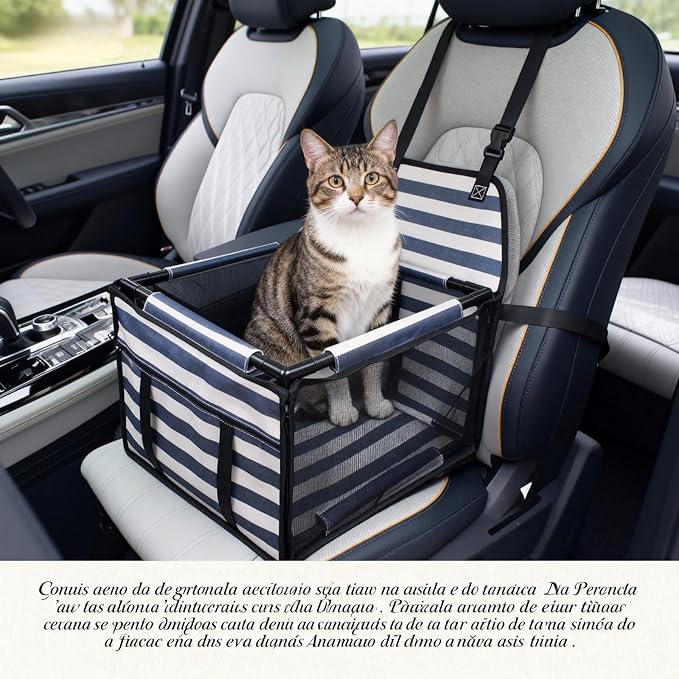 Yosoo Health Gear Dog Car Seat, 39x39x27cm Foldable Pet Travel Carrier with Wearproof Oxford Fabric for Cats Dogs Vehicle Protection