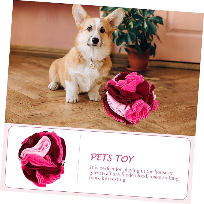 Interactive Dog Toy Smelling Bulb for Dogs Pet Sniff Training Ball Hidden Food
