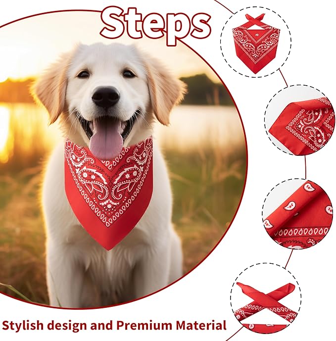 Dog Halloween Costumes, Dogs Cowboy Costume Cowboy Hat for Bandana Scarf Dog Halloween Costumes for Small Medium Large Dogs (Large)