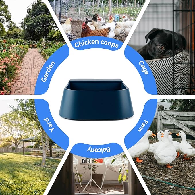 Enjoying Automatic Dog Water Dispenser 2L Outdoor/Indoor Pet Waterer Feeder Self Filling Water Float Valve Livestock Waterer for Dog Cat Chicken
