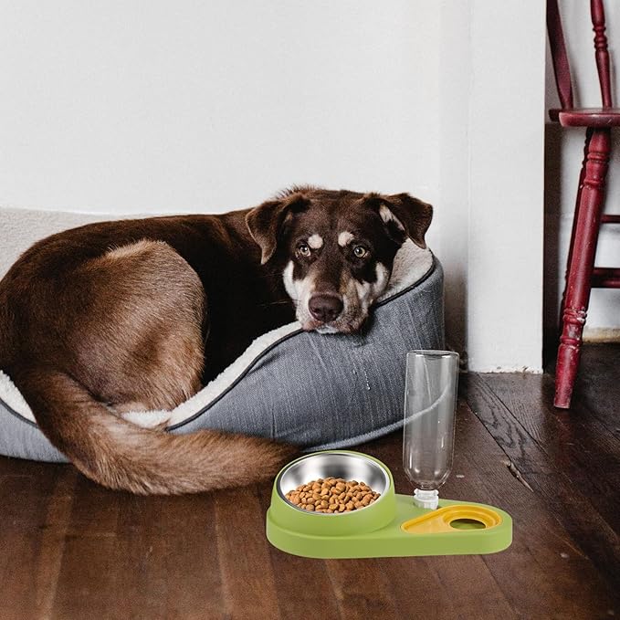 POPETPOP Pet Feeder -Fall Cat Feeder Puppy Water Bowl Dog Feeders Pet Automatic Feeder Cat Automatic Feeder Dog Bowl Small Dog Feeder Dog Feeder Automatic Animal Cat Food Plastic