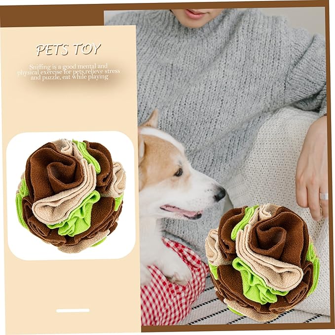 Pet Sniffing Balls Slow Eating Dog Toy Dog Training Aid for Mental Stimulation