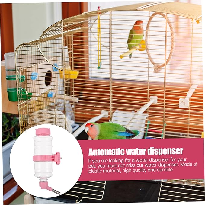 1pc Pet Water Dispenser Automatic Gravity Feeder for Dogs Cats and Rabbits Capacity Leak Easy to Clean for Home Use